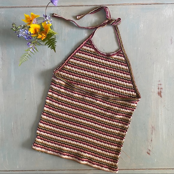 American Eagle Boho Halter Top - Picture 3 of 4